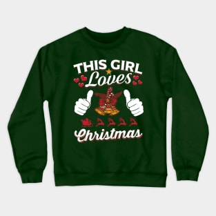 This Girt Loves Christmas Crewneck Sweatshirt